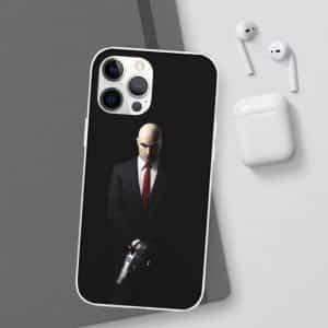 Hitman Agent 47 Minimalist Black iPhone 12 Fitted Cover