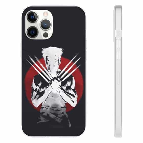 James Logan Howlett Wolverine Silhouette iPhone 12 Case