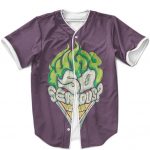 Joker Why So Serious Dope Artwork Purple Baseball Uniform