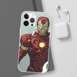 MCU Iron Man Comics Gunshot Bruised Armor iPhone 12 Cover