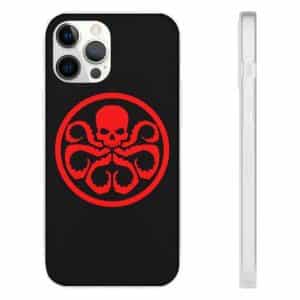 Marvel Comics Red Skull Hydra Logo Black iPhone 12 Cover
