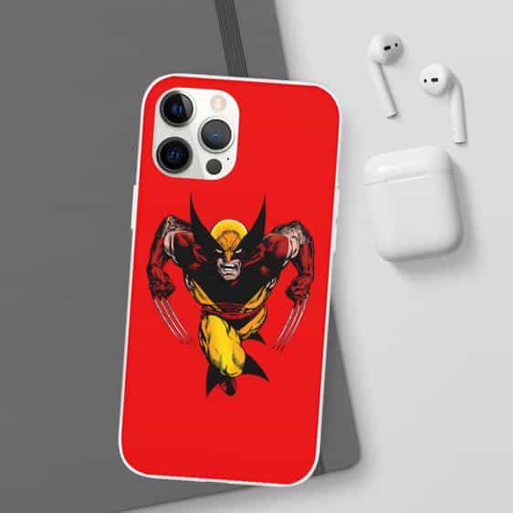 Marvel Comics X-Men's Wolverine Red iPhone 12 Cover