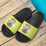 Marvel Endgame Thor Chibi Artwork Unique Slide Sandals
