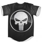 Marvel The Punisher Skull Icon Dope Gray Baseball Uniform