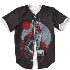 Marvel Thor God Of Thunder Artwork Amazing Baseball Shirt