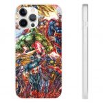 Marvel and DC Superheroes Crossover Artwork iPhone 12 Case