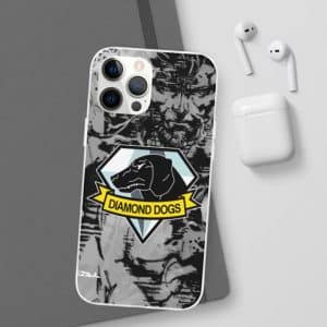 Metal Gear Diamond Dogs Logo Monochrome iPhone 12 Cover