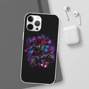 Miles Morales Into the Spider-Verse Black iPhone 12 Cover