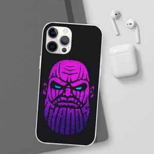 Thanos Genocidal Warlord Purple Face Art iPhone 12 Case