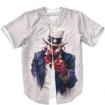 Venom Carnage Uncle Sam US Army Parody White MLB Jersey