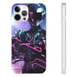Warframe Tenno Race Neon Warrior iPhone 12 Fitted Case