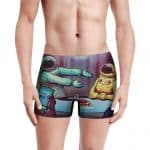 Among Us Emergency Meeting Yellow Impostor Art Men's Boxers