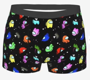 Among Us Space Crewmate and Impostor Pattern Men's Boxers