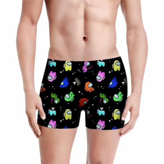 Among Us Space Crewmate and Impostor Pattern Men's Boxers