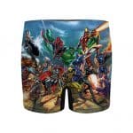 Awesome Marvel Heroes Omega RPG Men's Boxer Shorts