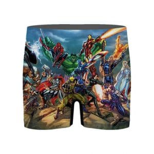 Awesome Marvel Heroes Omega RPG Men's Boxer Shorts