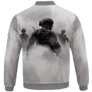 Fearless Special Forces Call Of Duty Dust Gray Bomber Jacket