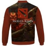 Mogul Khan The Mighty Axe Dota 2 Maroon Letterman Jacket