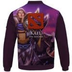 Awesome Kael The Invoker Dota 2 Purple Letterman Jacket