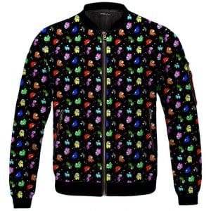 Among Us Crewmates Ejected Adorable Pattern Bomber Jacket