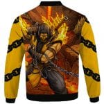 Scorpion Iconic Kunai Stinger Dope Artwork Letterman Jacket