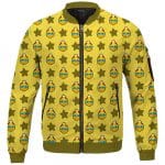 Kirby Fighters King Dedede Pattern Yellow Cute Bomber Jacket