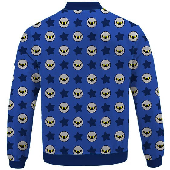 Kirby Fighters Meta Knight Blue Dope Letterman Jacket