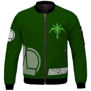League Of Legends Marksman ADC Icon Green Bomber Jacket