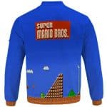 Classic Retro Game Super Mario Bros 8 Bit Letterman Jacket