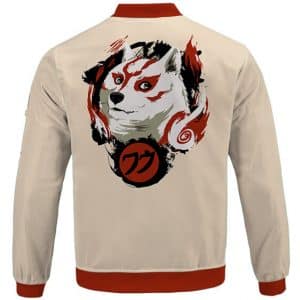 Adorable Okami Firefox Doge Artwork Parody Varsity Jacket