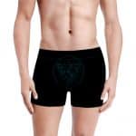 Captain Marvel Car-Ell Kree Name Logo Black Men's Underwear
