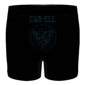 Captain Marvel Car-Ell Kree Name Logo Black Men's Underwear
