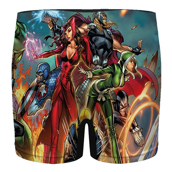 Classic Avengers War Over All Print Cool Men's Underwear