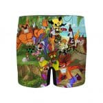 Crash Bandicoot Game Characters Men's Boxer Shorts