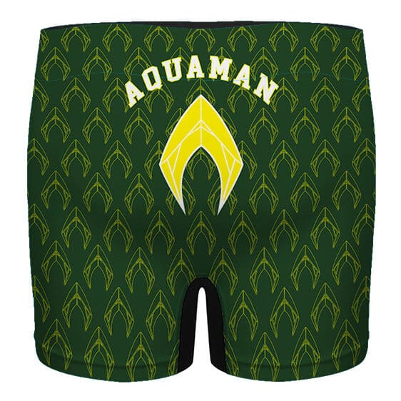 DC Comics Aquaman Pattern Art Green Men's Underwear