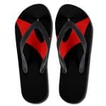DC Comics Batman Beyond Red Bat Logo Epic Flip Flop Slippers