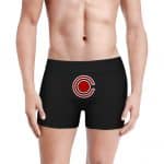 DC Comics Cyborg Victor Stone Logo Black Men's Boxers