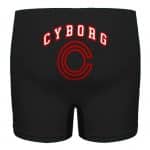 DC Comics Cyborg Victor Stone Logo Black Men's Boxers