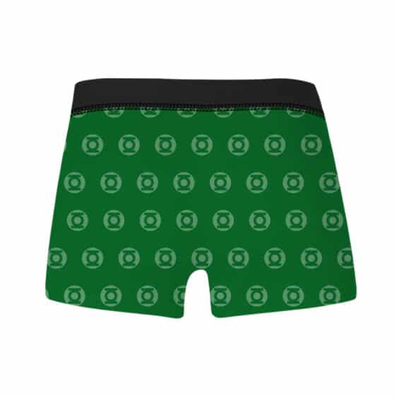 DC Comics Green Lantern Symbol Pattern Green Men's Boxers