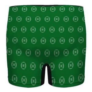 DC Comics Green Lantern Symbol Pattern Green Men's Boxers