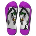 DC Comics Joker Card Cartoon Art Badass Flip Flop Sandals