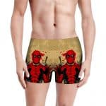 Deadpool Comic Paint Splash Art Badass Men's Underwear