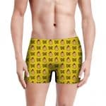 Donkey Kong Cute Pattern Yellow Men's Boxer Shorts