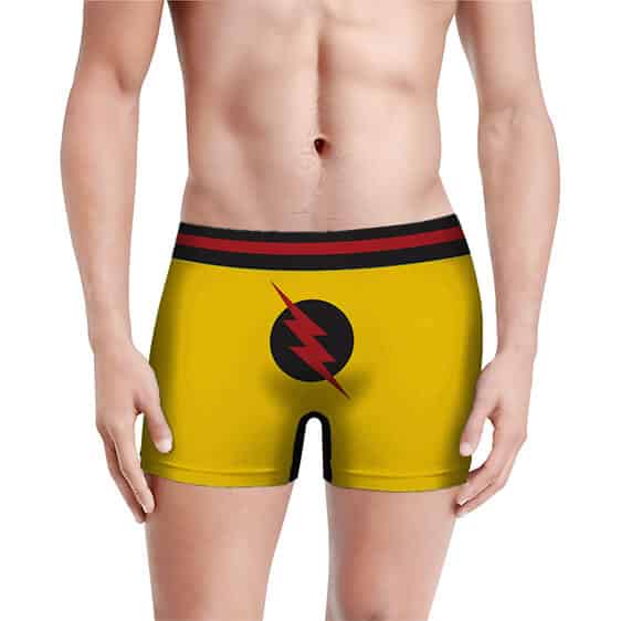 Reverse Flash Men's Underwear Boxer Briefs Yellow