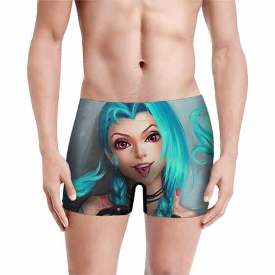 JINX WAS HERE Cool Man's Boxer Briefs Underwear Arcane League of Legends  Animated Highly Breathable Sexy Shorts Gift Idea - AliExpress