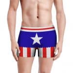 Marvel Classic Captain America Costume Men's Underwear