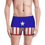 Marvel Classic Captain America Costume Style Men's Boxers