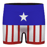 Marvel Classic Captain America Costume Style Men's Boxers