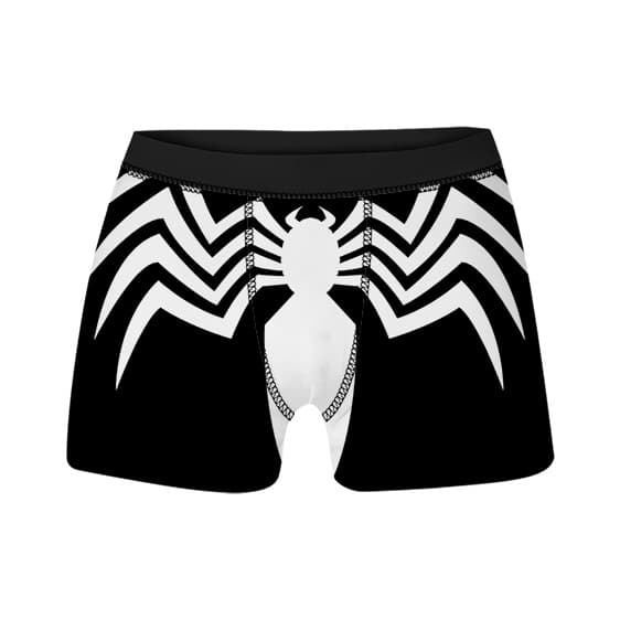 Marvel Comics Venom Spider Logo Art Black Men's Underwear