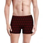 Marvel Spiderman Logo Pattern Black Red Men's Underwear